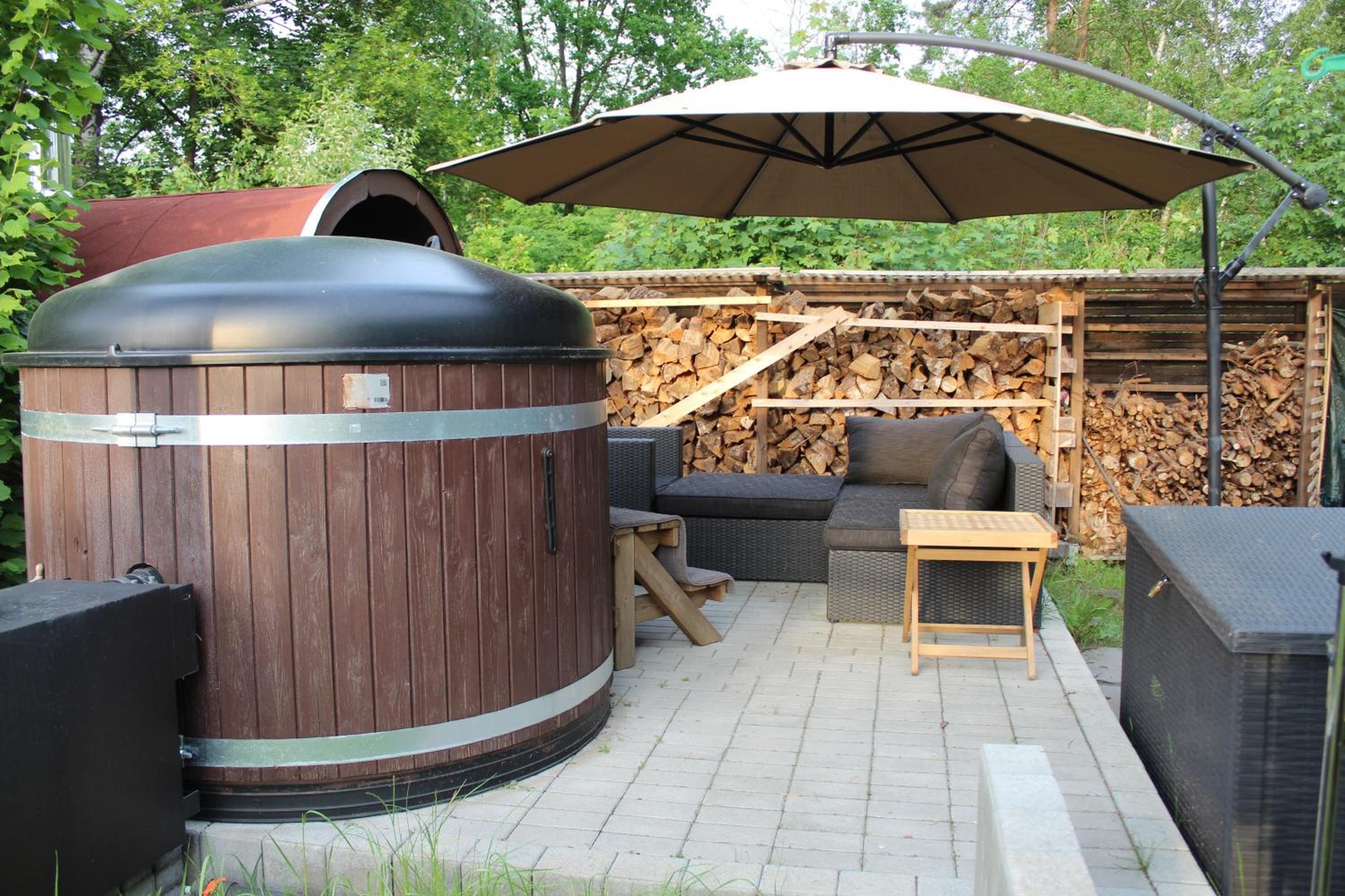 Foto de Sommerhausrelaxing für gestreßte Menschen