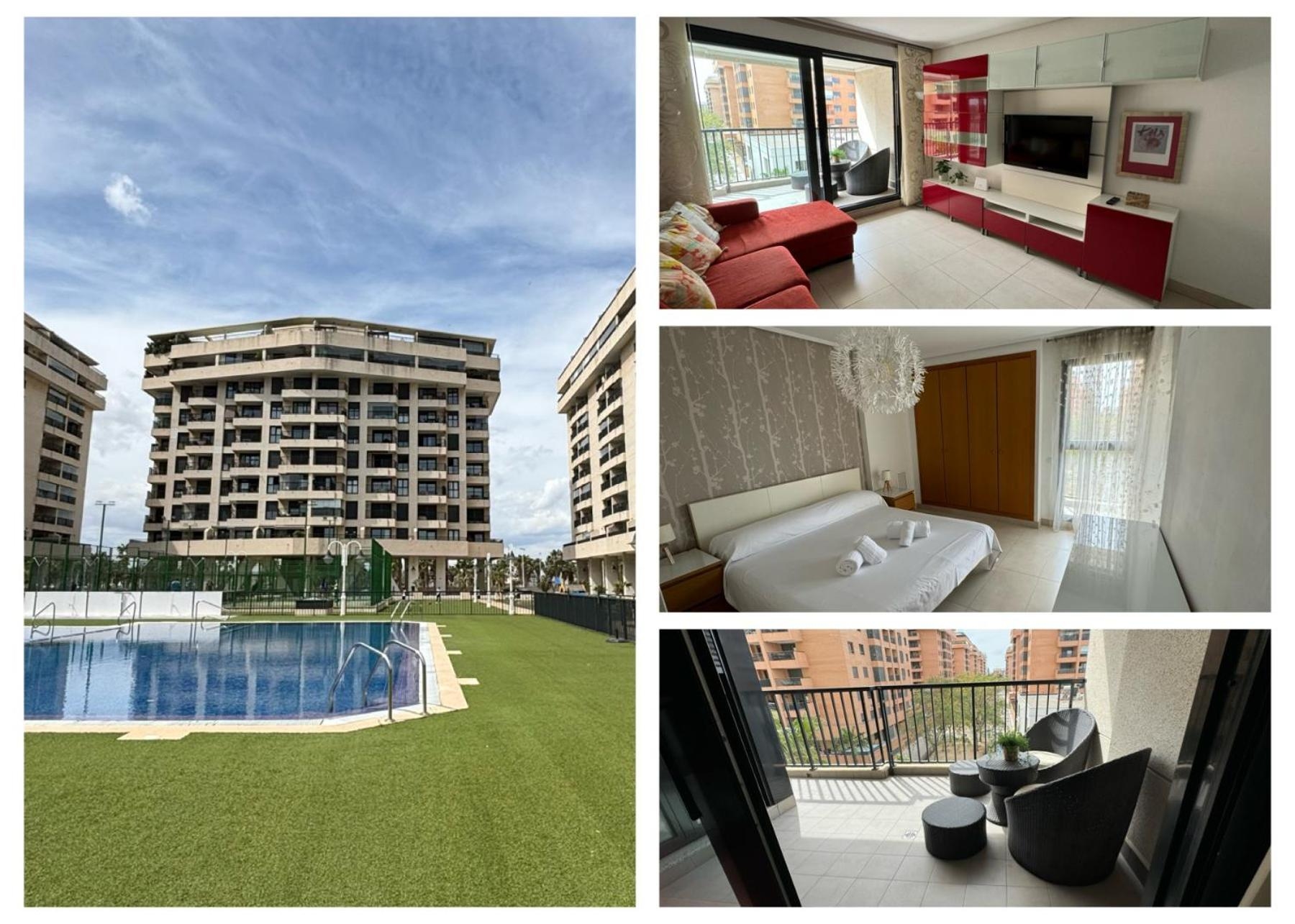 Bonaire Patacona - Apartamento playa piscina WiFi terraza, Valencia