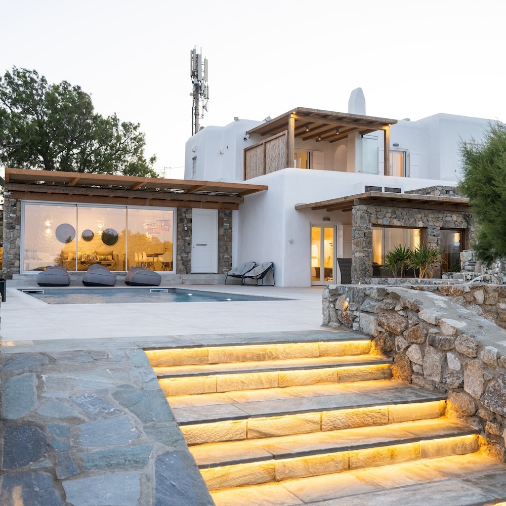 Ambiente Villas -5 Bd Villa Mykonos-agios Ioannis, Mykonos