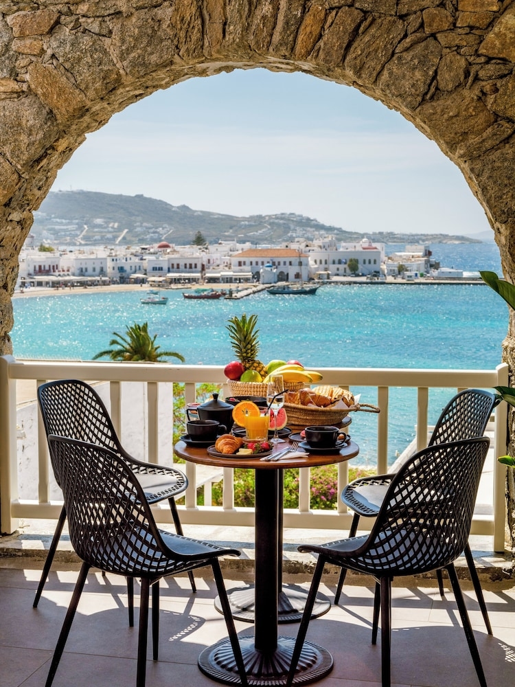 Yalos hotel sunset view, Mykonos