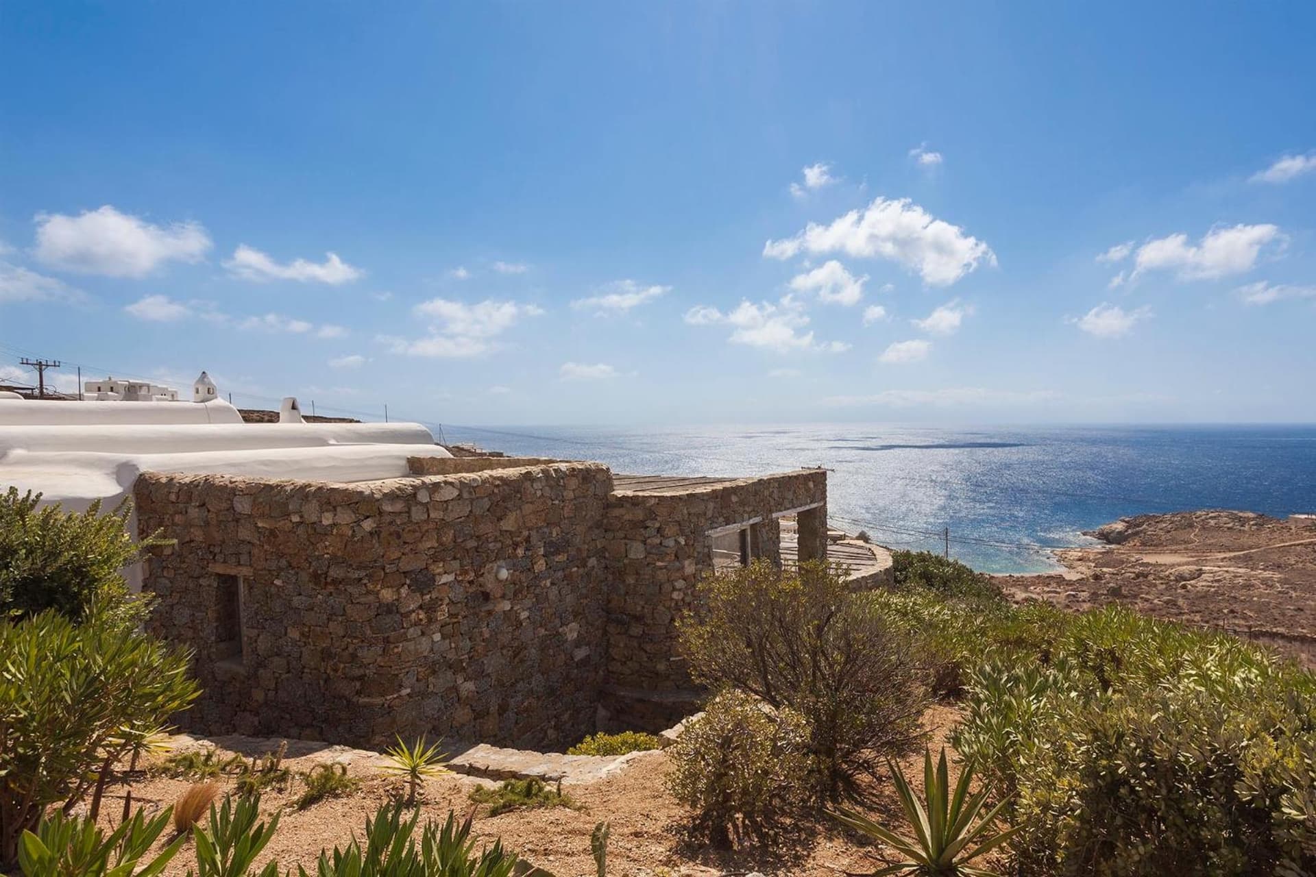 Elegant Seaside Villa, great views, infinity pool, Lia, Mykonos, Mýkonos City, foto 3