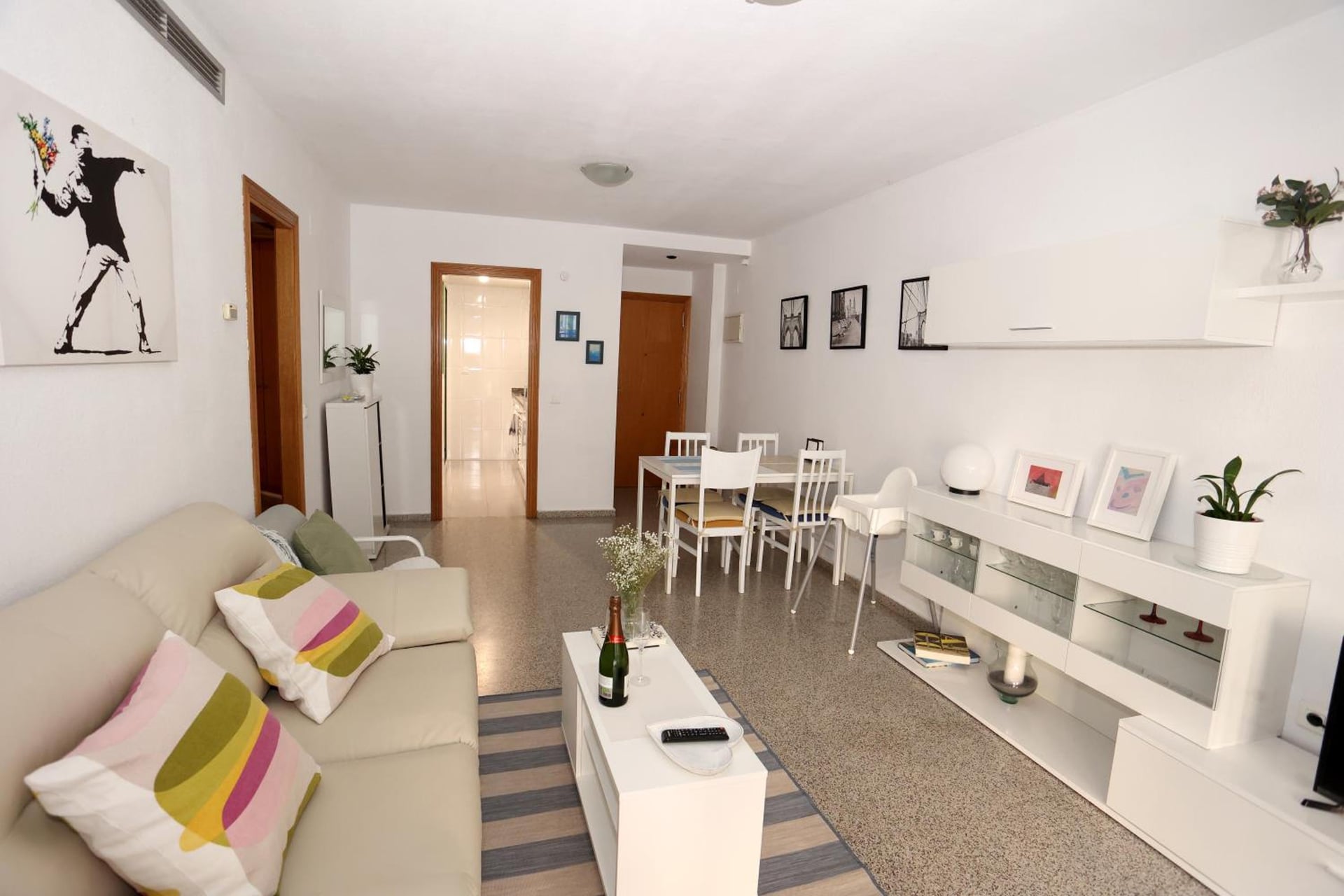 Apartamento dos habitaciones primera línea de playa, Valencia, foto 5